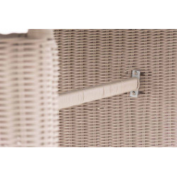 Table Fontana XL, blanc perle