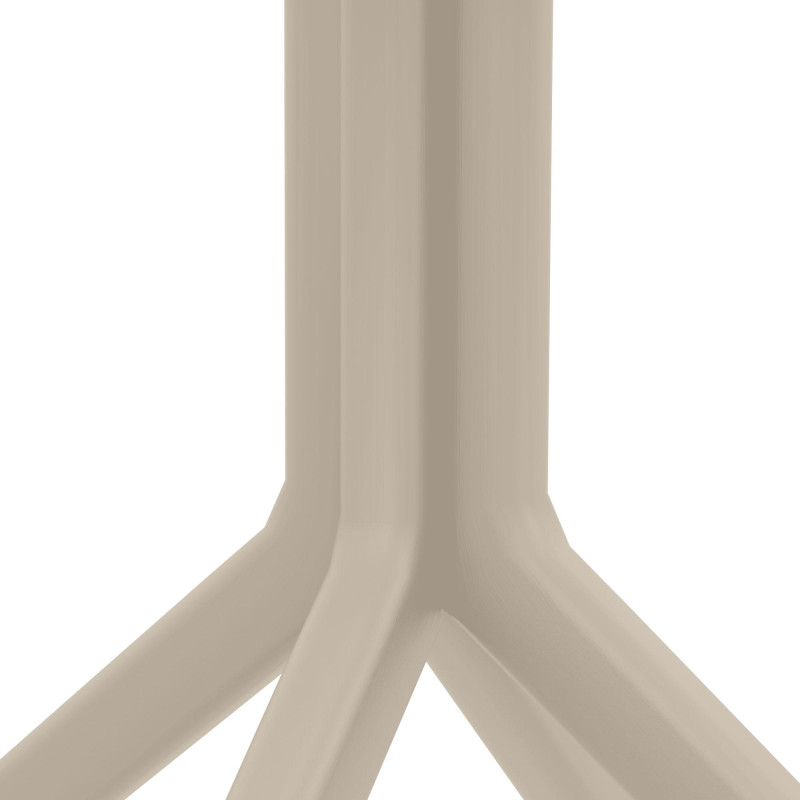 Tavolo Sky 80 cm tortora