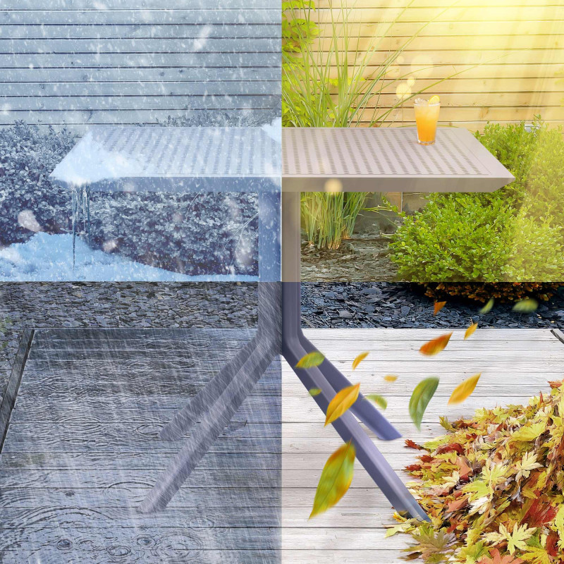 Mesa Sky 80 cm gris oscuro