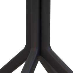 Tavolo Sky 80 cm nero