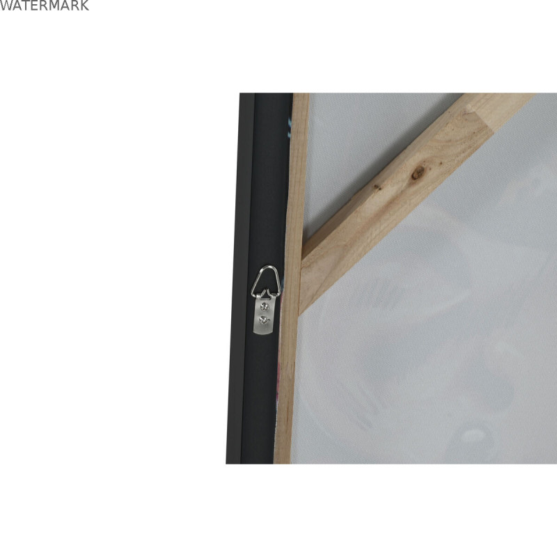 Cadre Home ESPRIT Moderne Urbaine 80 x 3,5 x 80 cm (2 Unités)