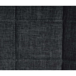 Chaise Tom en tissu noir