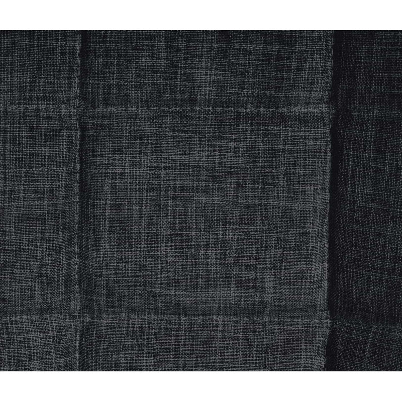 Chaise Tom en tissu noir