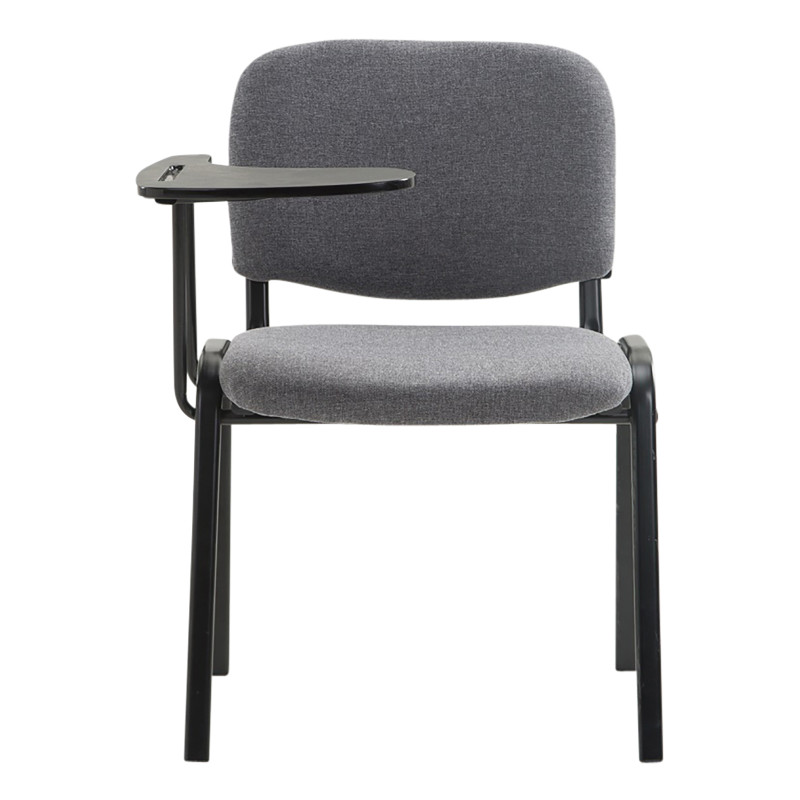 Ensemble de 4 chaises Ken avec table pliante, tissu gris