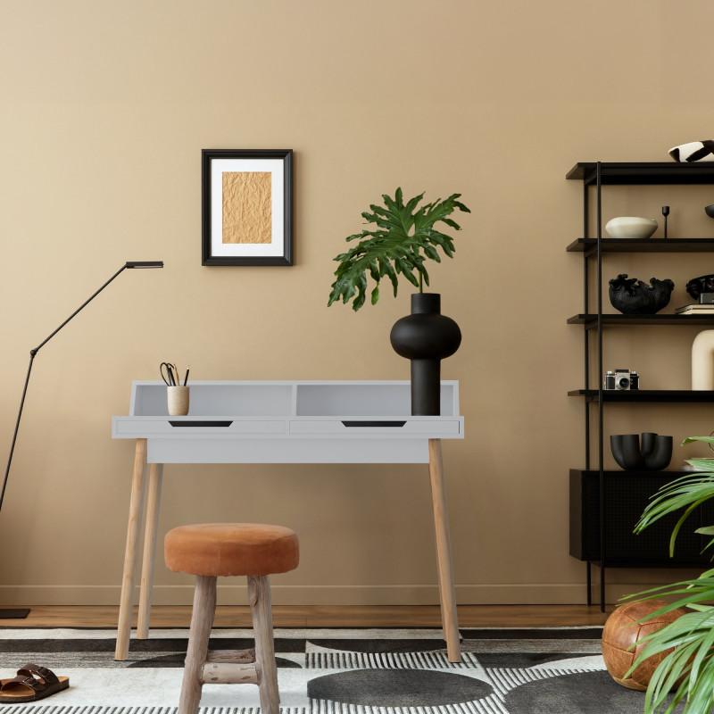 Bureau Eaton 110 cm blanc