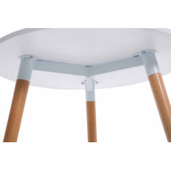 Table Ansgar, blanc naturel