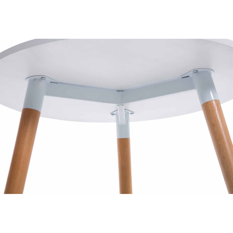 Table Ansgar, blanc naturel
