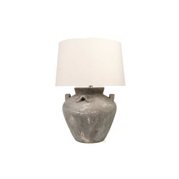 Lampe de bureau Romimex Gris Céramique 40 x 75 x 40 cm