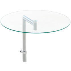 Mesa de vidro Safi, vidro transparente