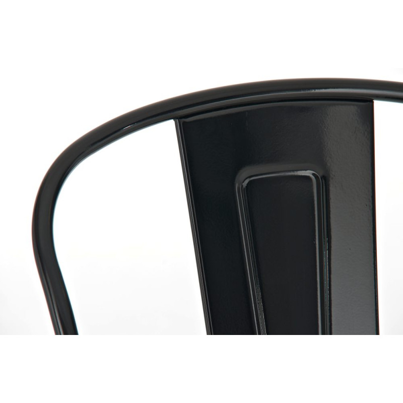 Taburete Industrial Aiden Negro