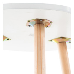 Table d'appoint Jannis blanche