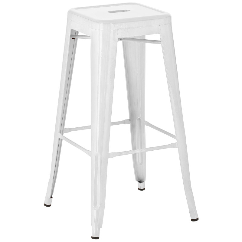 Taburete de bar blanco Joshua