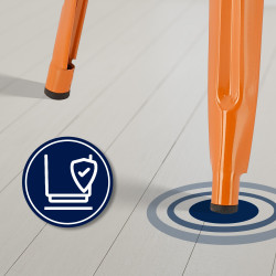 Tabouret de bar Joshua orange