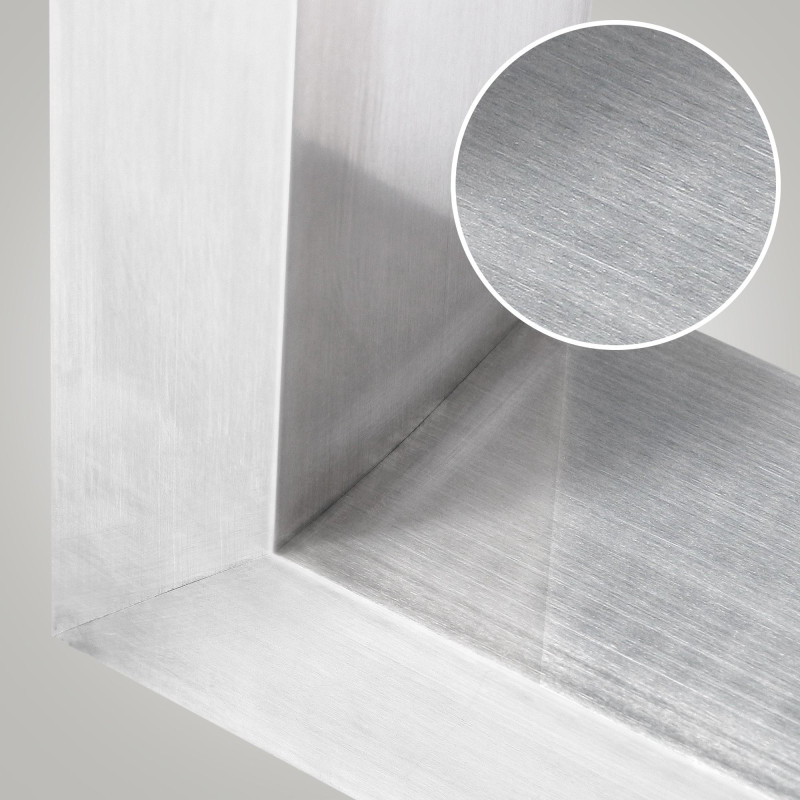 2 gambe per tavolo Velden 90 cm in acciaio inossidabile