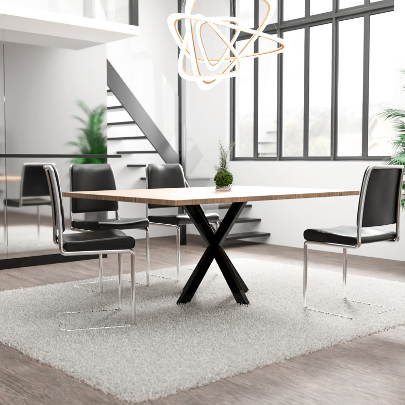 Piedi da tavolo neri Biloxi S