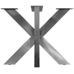 Pies de mesa Duncan 85x85x71 cm de acero inoxidable