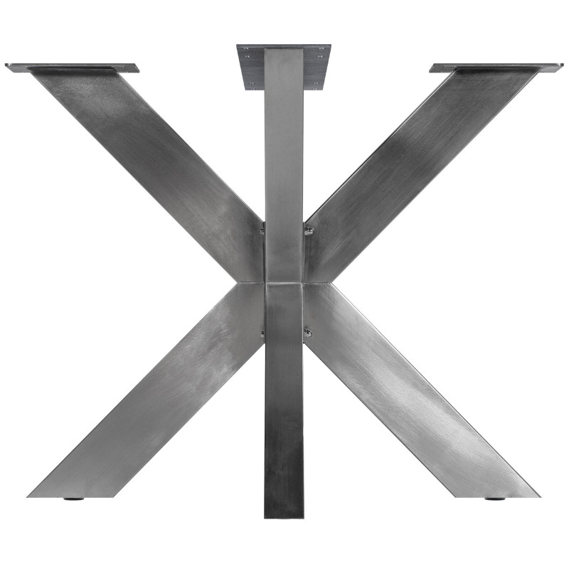 Pies de mesa Duncan 85x85x71 cm de acero inoxidable