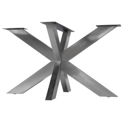 Piedi da tavolo Duncan, L120 x l68 x H71 cm, acciaio inossidabile