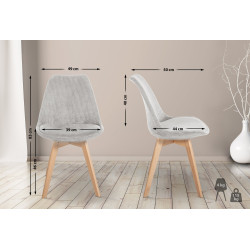 Chaise Linares Cord beige