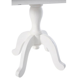 Mesa de bistrô Grasby natural/branco