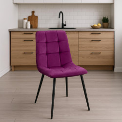 Chaise de salle à manger Antibes violette