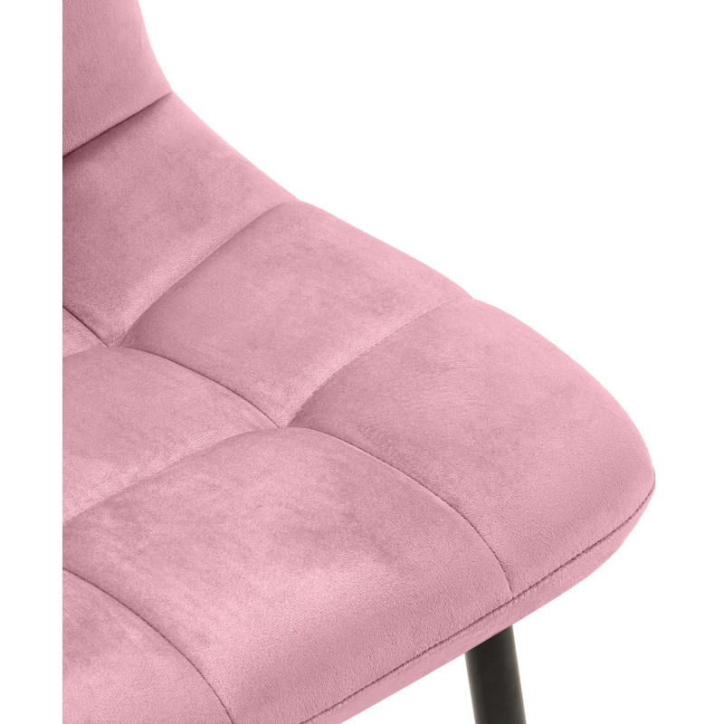 Chaise de salle à manger rose Antibes