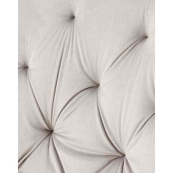 Chaise de salle à manger Wallace en velours gris