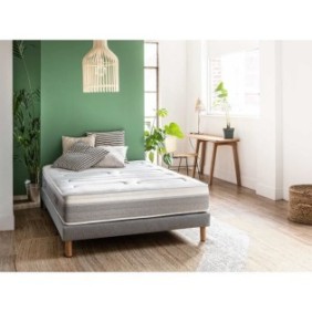 SOMDREAM DREAMCOMFORT Ensemble matelas + sommier 160x200 - 1026 ressorts ensachÈs - 7 zones - Tres Ferme - 27 cm - 100% FranÁais