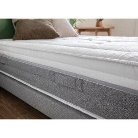 SOMDREAM DREAMCOMFORT Ensemble matelas + sommier 160x200 - 1026 ressorts ensachÈs - 7 zones - Tres Ferme - 27 cm - 100% FranÁais