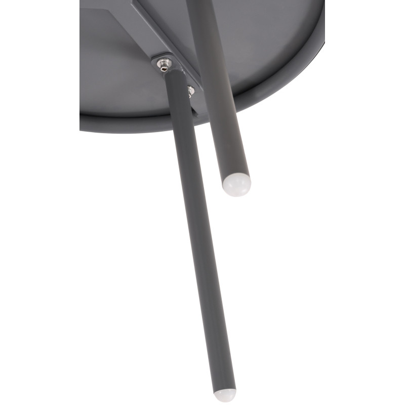 Table basse Berea, gris foncé