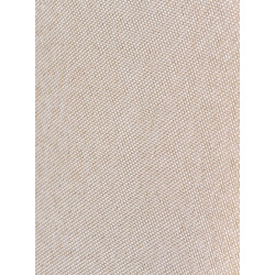 Lot de 2 chaises de salle à manger en tissu Foley noyer/crème