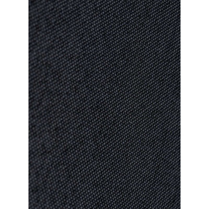 Lot de 2 chaises de salle à manger en tissu Foley noyer/noir