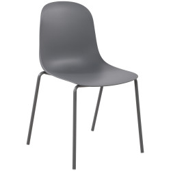Chaise Hardin gris foncé