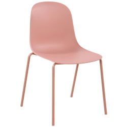 Chaise rose Hardin