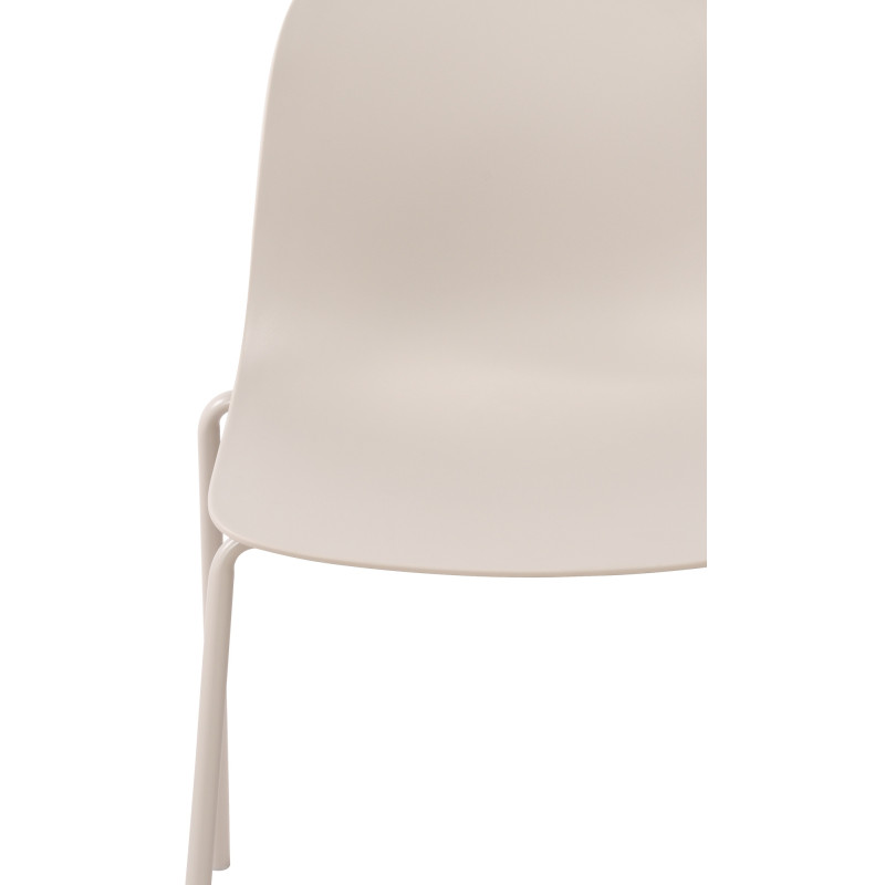 Chaise Hardin gris clair