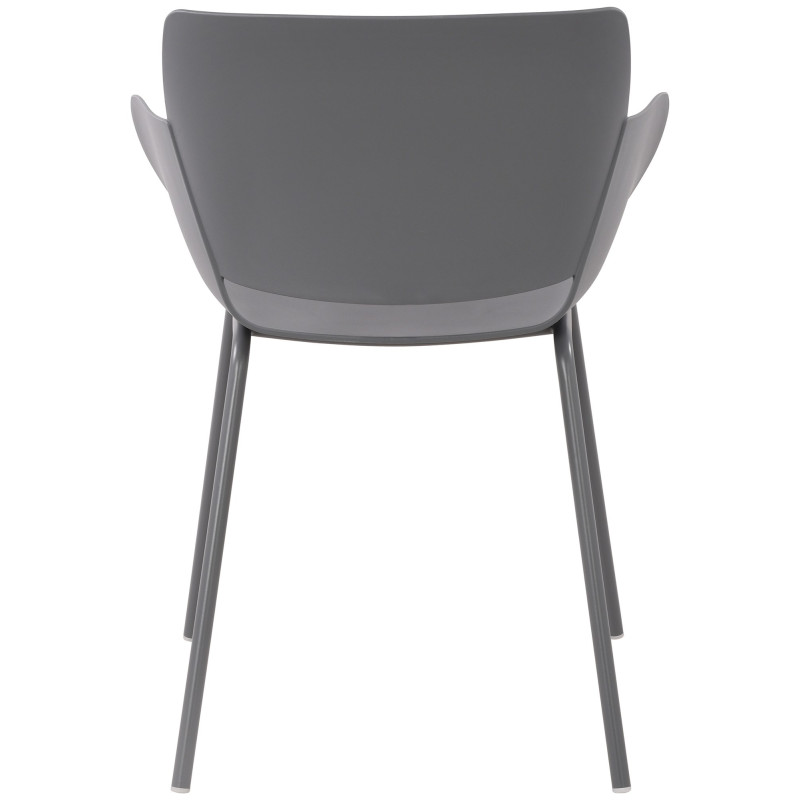 Chaise Alpena gris foncé