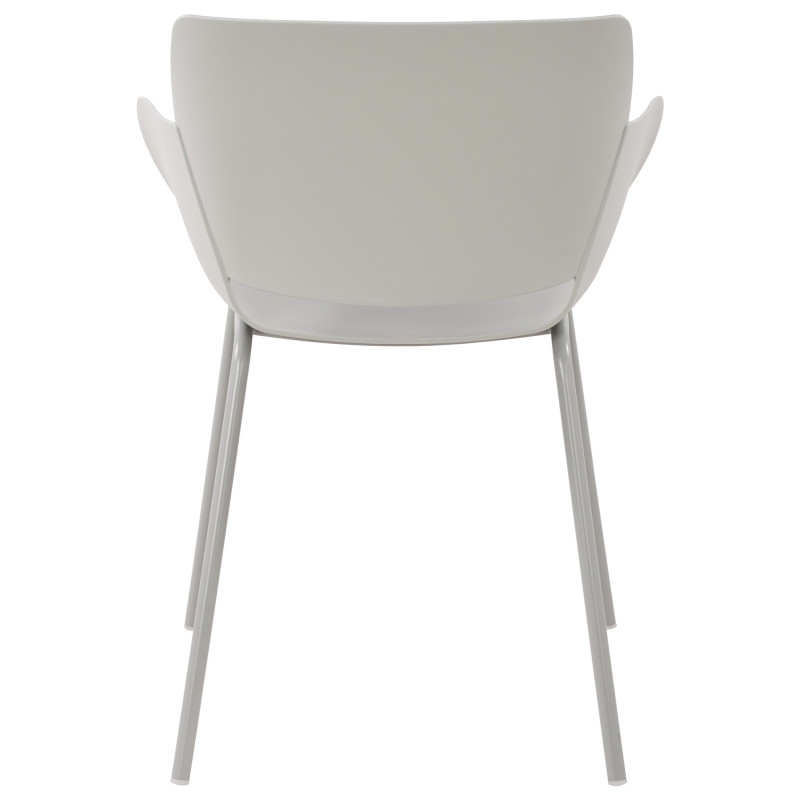 Chaise Alpena gris clair