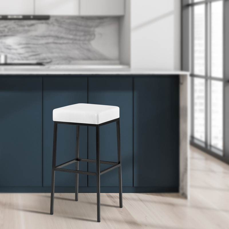 Tabouret de bar Montréal B80 branco