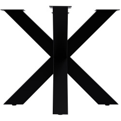 Piedi da tavolo Harlan 85x85x71 neri