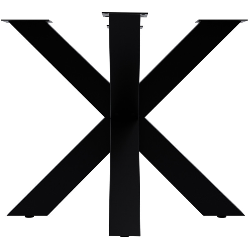 Piedi da tavolo Harlan 85x85x71 neri