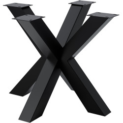 Piedi da tavolo Harlan 85x85x71 neri