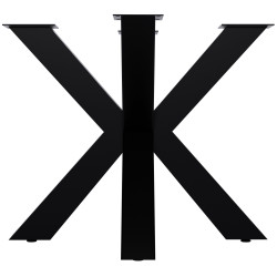 Piedi da tavolo Harlan 85x85x71 neri