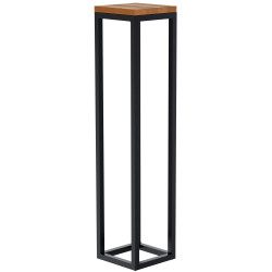 Mesa auxiliar Manteo 20x20x90 cm roble