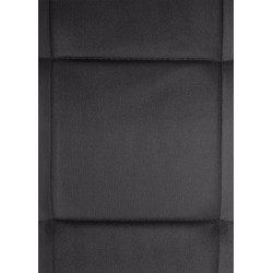 Ensemble de 2 chaises de salle à manger Vermont en velours noir