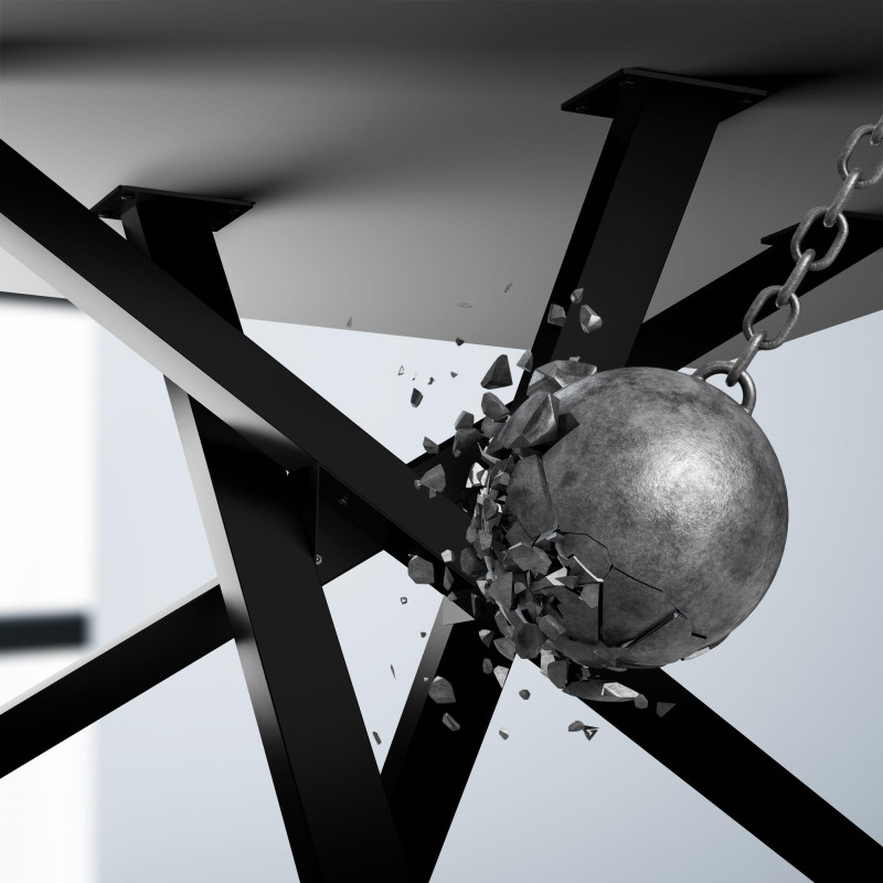 Pieds de table Finney 120x70x72 noirs