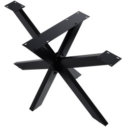 Pies de mesa Hardwick 120 x 68 x 71 cm negros