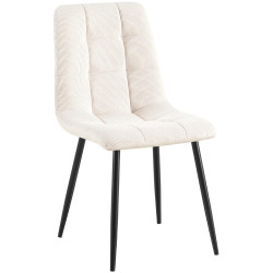 Chaise de salle à manger Antibes Cord crème