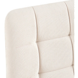 Chaise de salle à manger Antibes Cord crème