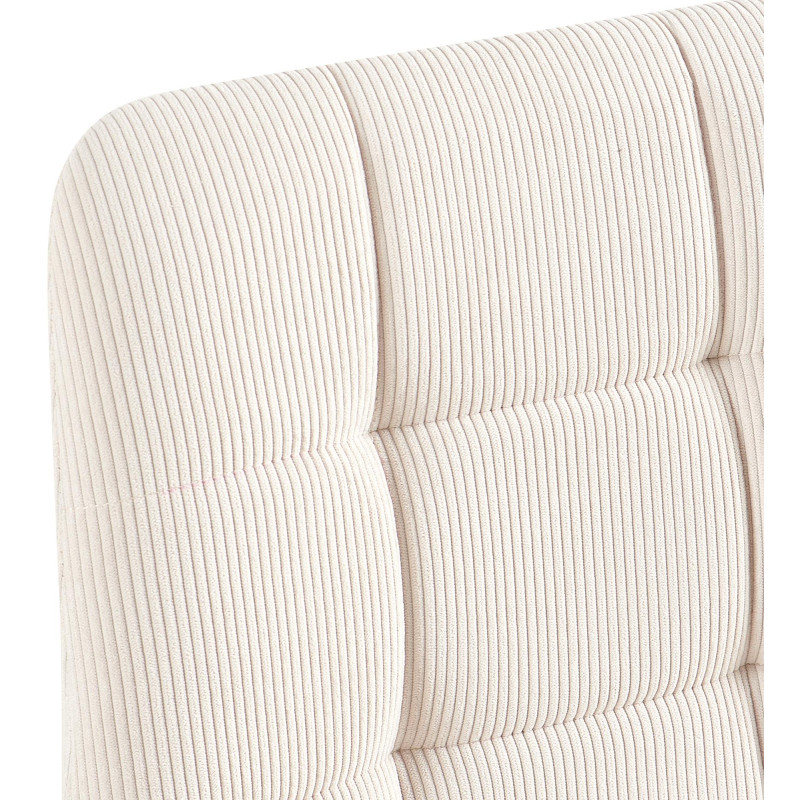 Chaise de salle à manger Antibes Cord crème