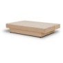 Banquette convertible 3 places Pyry - Tissu beige /sable L 187 x P 85 cm